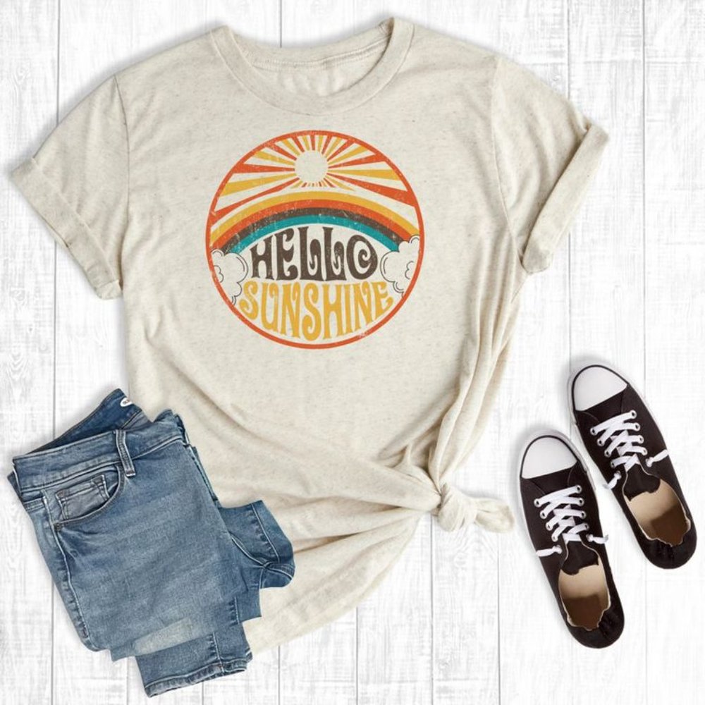 Hello Sunshine Cream Tee